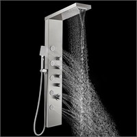 ROVOGO Rainfall Stainless Shower Panel Tower 9020