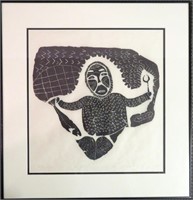 Inuit stone cut, #28/30, 18 1/2 x 17 1/2", 1968