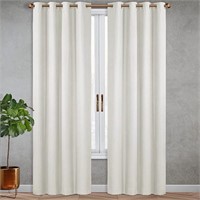 SUN+BLK Total Blackout Curtain-52x90in
