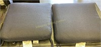 2pk Hampton Bay Outdoor Seat Cushions 19”x19”