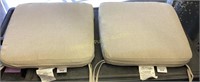 2pk Hampton Bay Outdoor Seat Cushions 19”x19”