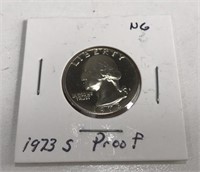 1973s Quarter Proof Ng