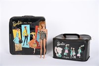 Vintage 1960's Barbie Cases & Barbie