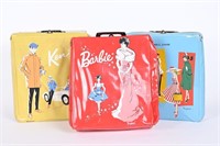 Vintage 1960's Barbie & Ken Doll Cases