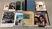 JFK & Jr books & ephemera