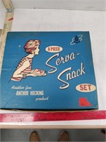8 Piece Serva-Snack Set Anchor Hocking