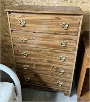 5 Drawer Upright Dresser