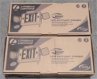 Lithonia Lighting LED Exit/Unit Combo Sign