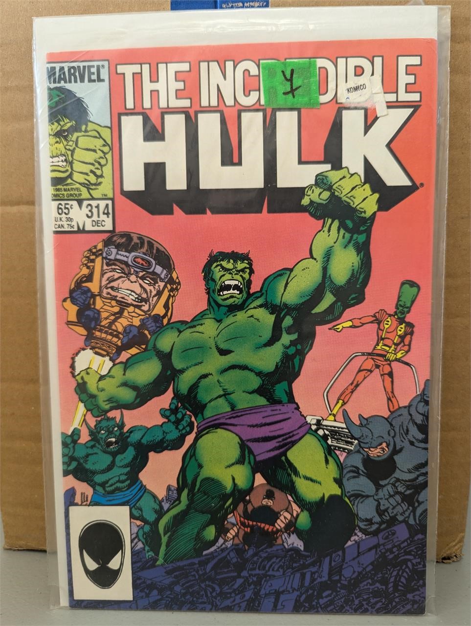 The Incredible Hulk, Vol. 1 #314A (1985)