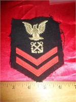 VINTAGE MILITARY PATCH  / DATED 1943 ON BACK