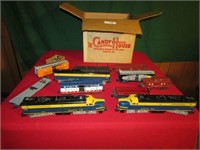 Vintage toy trains