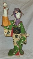 Gorgeous ceramic Japanese figurine