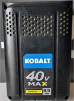 kobalt 40v 2.5ah battery