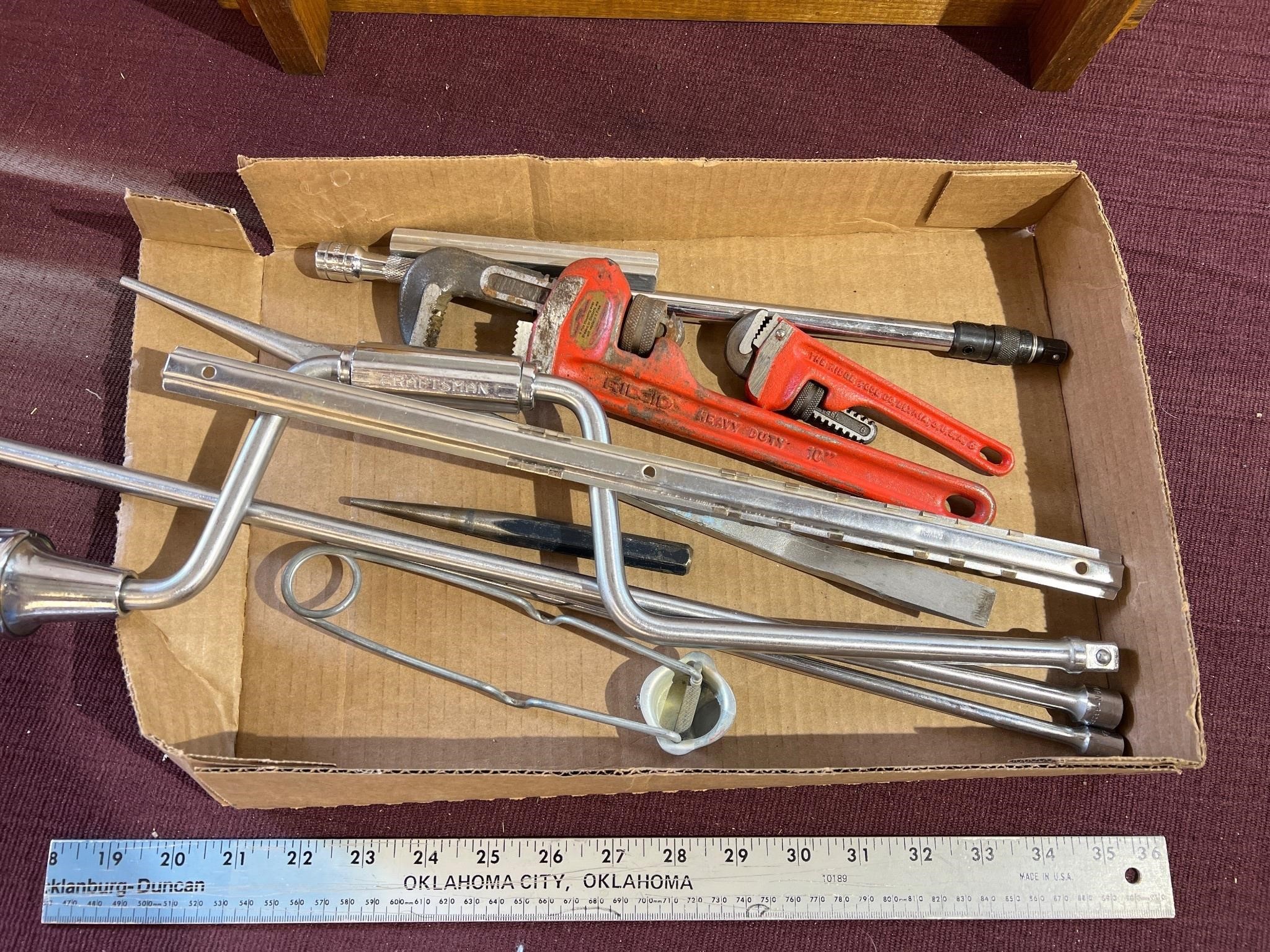 Flat of tools