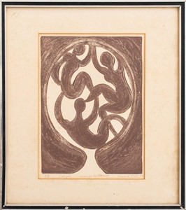 Hanna Hale "Intaglio: Homage to Matisse" Etching