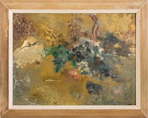 Midori Abstract Composition Oil on Canvas