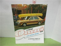 1978 DODGE OMNI CAR DEALERSHIP BROCHURE