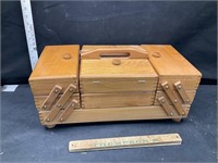 Sewing box and contents