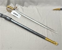 Replica with Brass Lion Handle and Scabbard