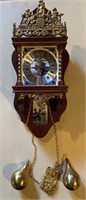 Franz Hermle Delft Wall Clock - Made in Holland -