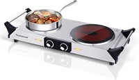 Techwood Electric Stove  Double Infrared Plate