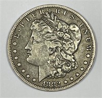 1882-O Morgan Silver $1 Fine F