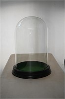 Victorian Era Large Glass Dome with Base