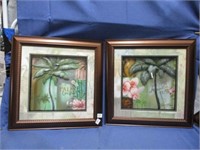 framed palm tree prints .