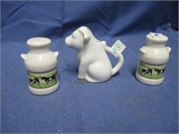 cow salt and pepper shakers .