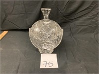 CRYSTAL COMPOTE WITH LID