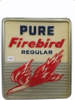 PURE FIREBIRD REGULAR PLASTIC SIGN WITH ALUMINUM