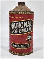 NATIONAL BOHEMIAN 32OZ PALE BEER CONE TOP CAN