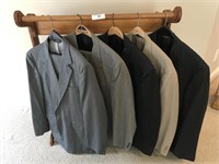 5 Men's Suits Size 42" Jacket & 36" x 30" Pants