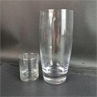 Weighted Bottom Glass & Shot Glass
