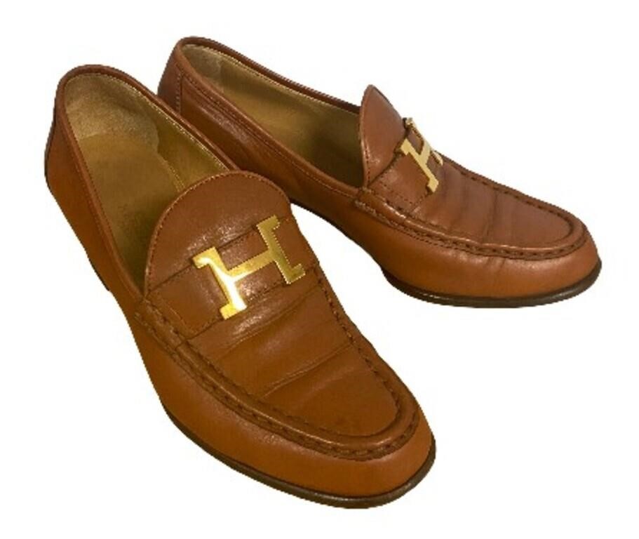 Hermes Heeled Loafers
