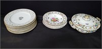 Group of Noritake and other numbered plates