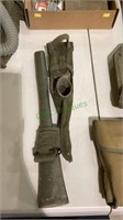 WW II pick ax trencher with canvas storage    1733