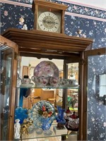 2-Shelves Glassware Clock