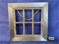 Metal & Wood Picture Frame, 18"Sq.