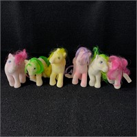 Lot of 6 G1 So-Soft G1 MLP Ponies