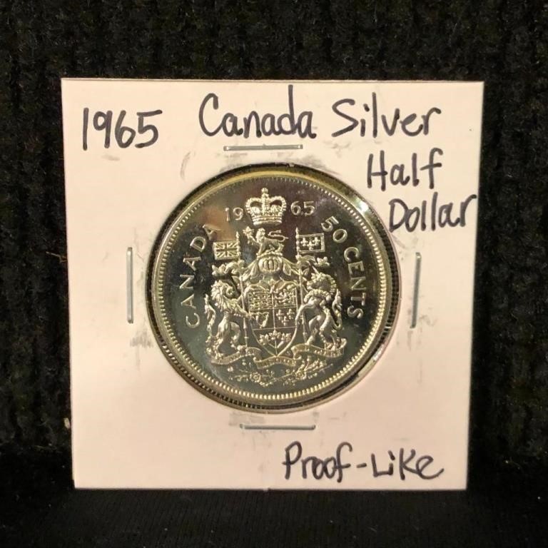 1965 Canada Silver Half Dollar