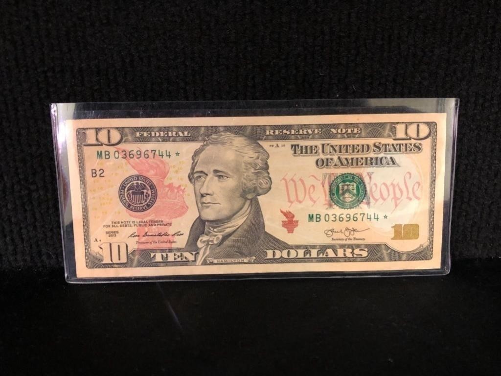 2013 $10 Star Note