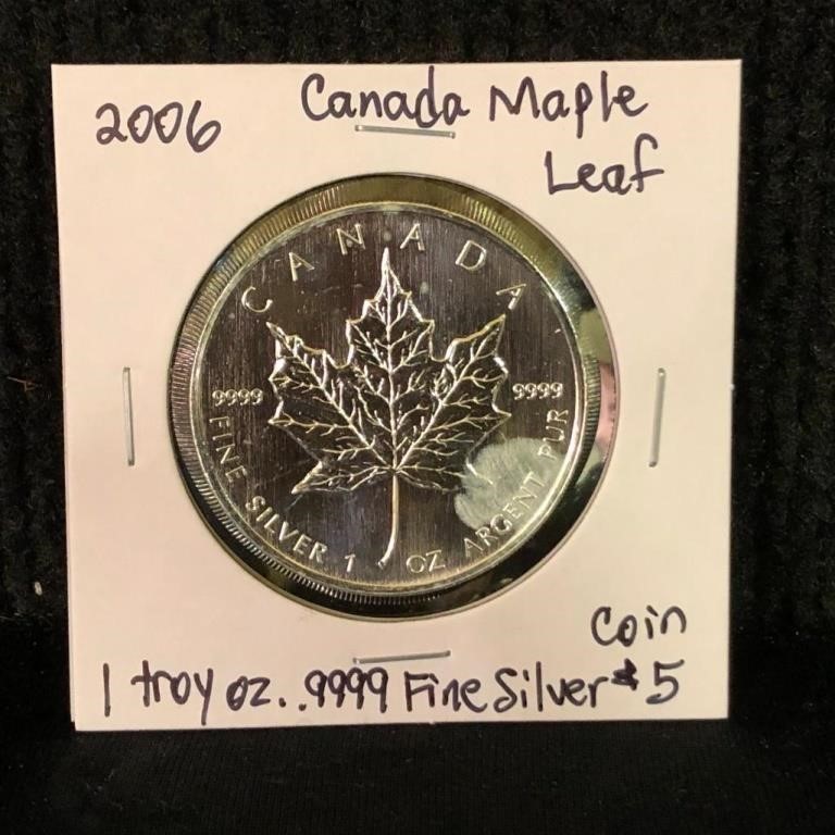 2006 Canada $5 Maple Leaf