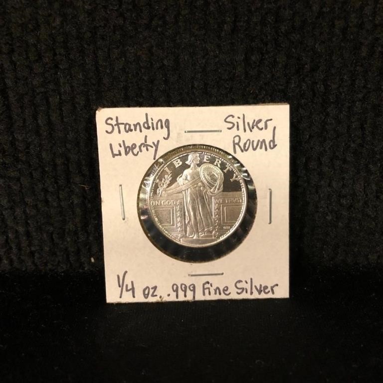 Standing Liberty Silver Round