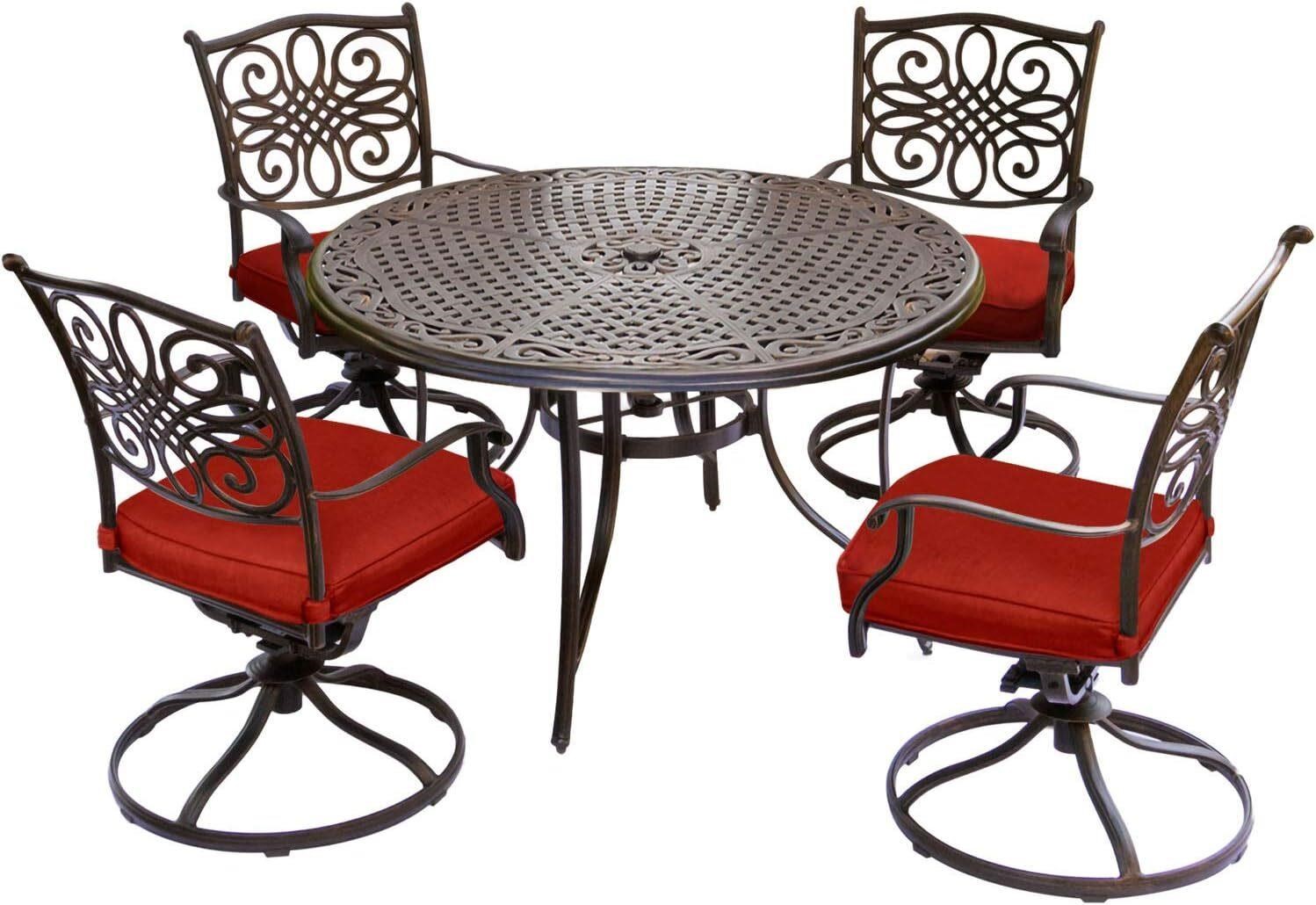 $1119  Hanover Traditions 5PC Patio Dining Set 48