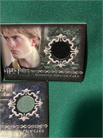 Harry Potter Authentic Costume/Prop Cards