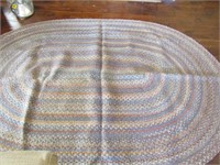 Braided Oval Rug 8 1/2" x 6 1/2"