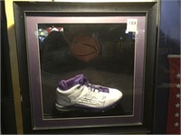 SHADOW BOX WITH SIGNED SHOE-#30