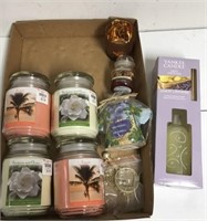 CANDLE AND PERFUME BOTTLES