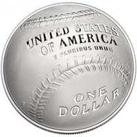 National Baseball Hall of Fame $1 Silver Commemora